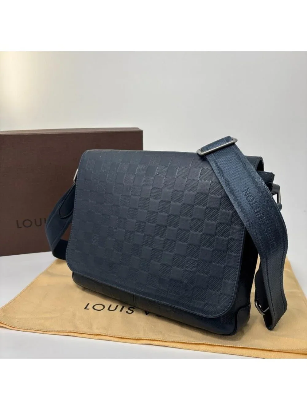 Louis Vuitton Super Damier Infini District PM Shoulder